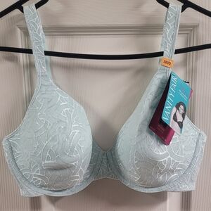 Vanity Fair Women's Soft Teal Lace Bra
